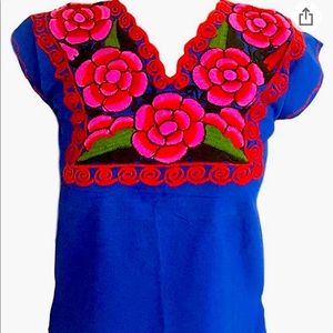 Mexican Floral Blouse